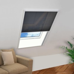 Moustiquaire plissée pour fenêtre 80 x 160 cm 649220649220