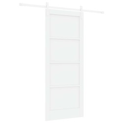 Porte coulissante ORKDAL Blanc 83 x 202 cm Bois de pin massif 649228649228