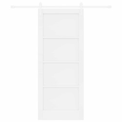 Porte coulissante ORKDAL Blanc 83 x 202 cm Bois de pin massif 649228649228