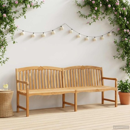 Banc en Bois Sculpté en Rose 228 x 61 x 94,5 cm Naturel 649229649229