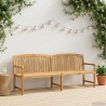 Banc en Bois Sculpté en Rose 228 x 61 x 94,5 cm Naturel 649229649229