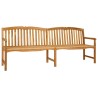 Banc en Bois Sculpté en Rose 228 x 61 x 94,5 cm Naturel 649229649229