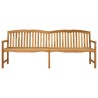 Banc en Bois Sculpté en Rose 228 x 61 x 94,5 cm Naturel 649229649229