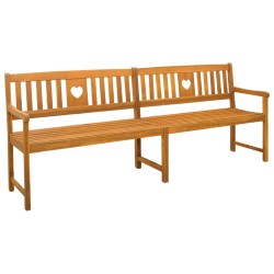 Banc extérieur Naturel 220 x 55,5 x 90 cm Bois d'Acacia Massif 649230649230