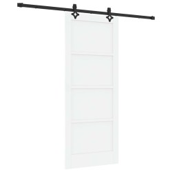 Porte coulissante ORKDAL Blanc 83 x 202 cm Bois de pin massif 649236649236