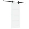 Porte coulissante ORKDAL Blanc 83 x 202 cm Bois de pin massif 649236649236