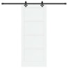 Porte coulissante ORKDAL Blanc 83 x 202 cm Bois de pin massif 649236649236