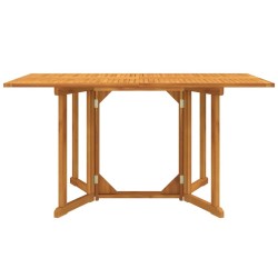 Table de jardin papillon pliante 150x90x75 cm bois massif teck 649238649238