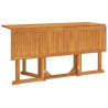 Table de jardin papillon pliante 150x90x75 cm bois massif teck 649238649238