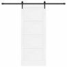 Porte coulissante ORKDAL Blanc 83 x 202 cm Bois de pin massif 649240649240