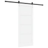 Porte coulissante ORKDAL Blanc 83 x 202 cm Bois de pin massif 649240649240