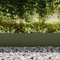 Bordure de Pelouse 50 pcs Vert olive 100 x 0,05 x 30 cm 649242649242
