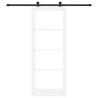 Porte coulissante ORKDAL Blanc et Noir 83 x 211 cm 649257649257