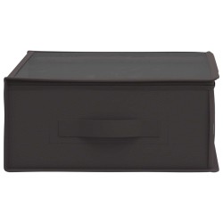 Boîte de rangement avec fenêtre transparente 2 pcs Anthracite 649293649293