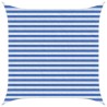 Voile d'ombre Bleu et Blanc 2,5 x 2,5 m HDPE 649306649306