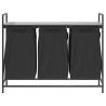 Panier à linge 3 compartiments avec étagère Gris Sonoma 649307649307