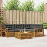 Ensemble de canapés d'extérieur 5 pcs Naturel et Anthracite 649309649309