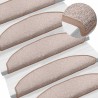 Tapis d'escalier auto-adhésifs 15 pcs Marron Clair 649313649313