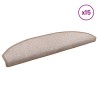 Tapis d'escalier auto-adhésifs 15 pcs Marron Clair 649313649313