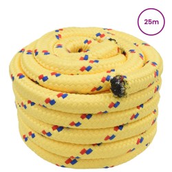 Corde de bateau 25 m 3 Jaune PP 649316649316