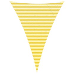Voile d'ombre Jaune et blanc 5 x 7 x 7 m 100 % polyester Oxford 649322649322
