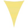 Voile d'ombre Jaune et blanc 5 x 7 x 7 m 100 % polyester Oxford 649322649322