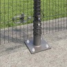 Clôture en fil soudé avec base en béton 25 x 1,2 m Gris Maille 649324649324