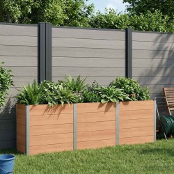 Jardinière surélevée Marron 300 x 50 x 91 cm 649359649359