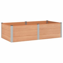 Jardinière surélevée Marron 200 x 100 x 54 cm 649360649360