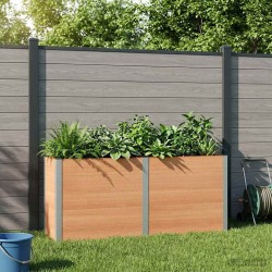 Jardinière surélevée Marron 200 x 50 x 91 cm 649362649362