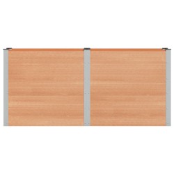 Jardinière surélevée Marron 200 x 50 x 91 cm 649362649362