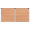 Jardinière surélevée Marron 200 x 50 x 91 cm 649362649362