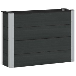 Jardinière surélevée Noir 100 x 30 x 72 cm 649365649365
