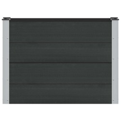 Jardinière surélevée Noir 100 x 30 x 72 cm 649365649365