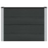 Jardinière surélevée Noir 100 x 30 x 72 cm 649365649365