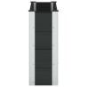 Jardinière surélevée Noir 100 x 30 x 72 cm 649365649365