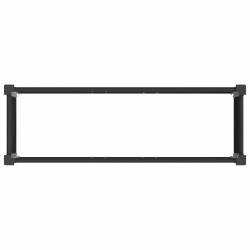 Jardinière surélevée Noir 100 x 30 x 72 cm 649365649365