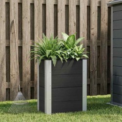 Jardinière surélevée Noir 50 x 30 x 72 cm 649368649368