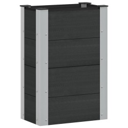 Jardinière surélevée Noir 50 x 30 x 72 cm 649368649368