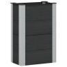 Jardinière surélevée Noir 50 x 30 x 72 cm 649368649368