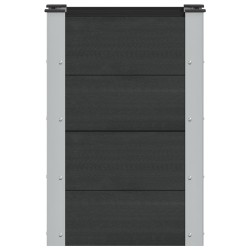 Jardinière surélevée Noir 50 x 30 x 72 cm 649368649368