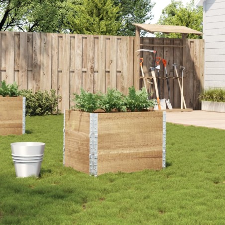 Jardinière 80x60 cm bois de pin massif 649390649390