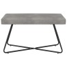 banc Uni Gris clair 80 x 40 x 45 cm Velours 649412649412