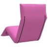 Transat pliant rose 175 x 54 x 8,5 cm tissu Oxford 649413649413
