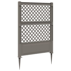 Trellis avec pique Gris 99 x 6 x 165 cm PP 649416649416