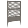 Trellis avec pique Gris 99 x 6 x 165 cm PP 649416649416