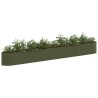 Jardin surélevé Vert olive 380 x 40 x 40 cm Acier 649417649417