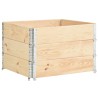 Colliers de palette 3 pcs 100x100 cm Bois de pin solide 649421649421