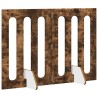 Clôture pliable pour animaux 2 pcs Chêne Fumé Bois d’ingénierie 649427649427