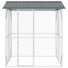 Cage pour oiseaux Anthracite 215 x 208 x 247 cm Acier galvanisé 649435649435